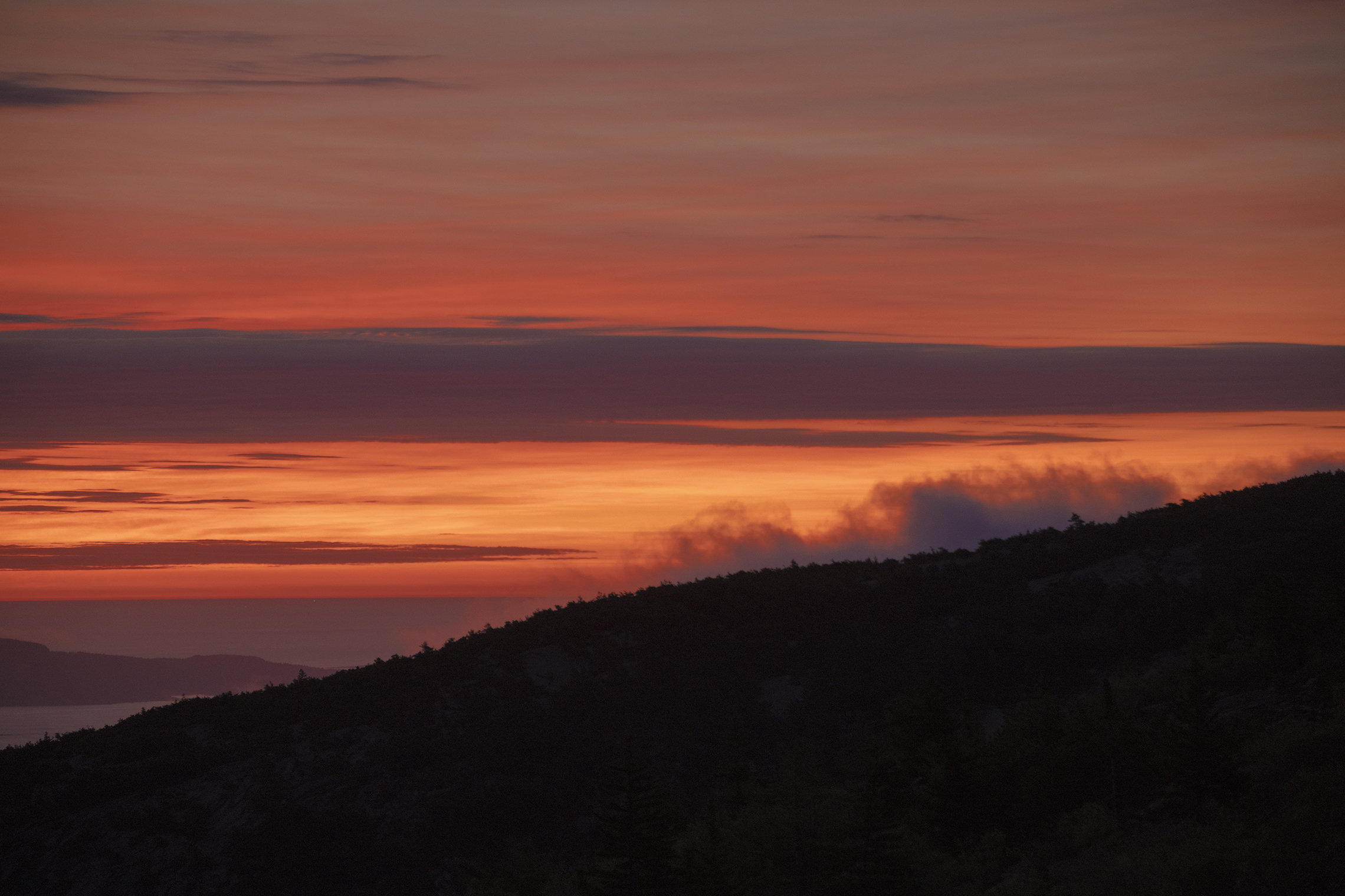 Sunrise in Acadia National Park