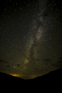 Star shot at Great Sand Dunes National Park